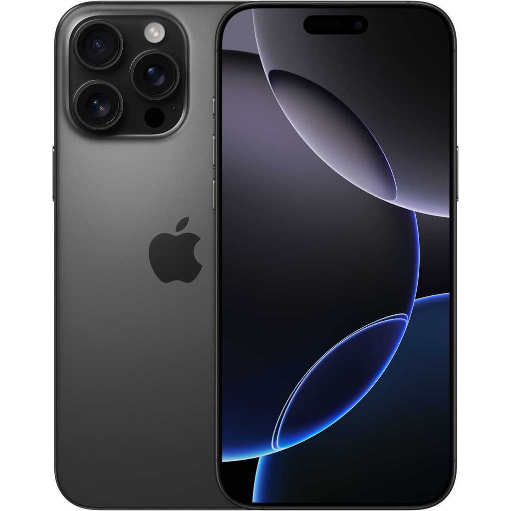 Apple iPhone 16 Pro Max (schwarz titan, 256 GB, 6,9'')
