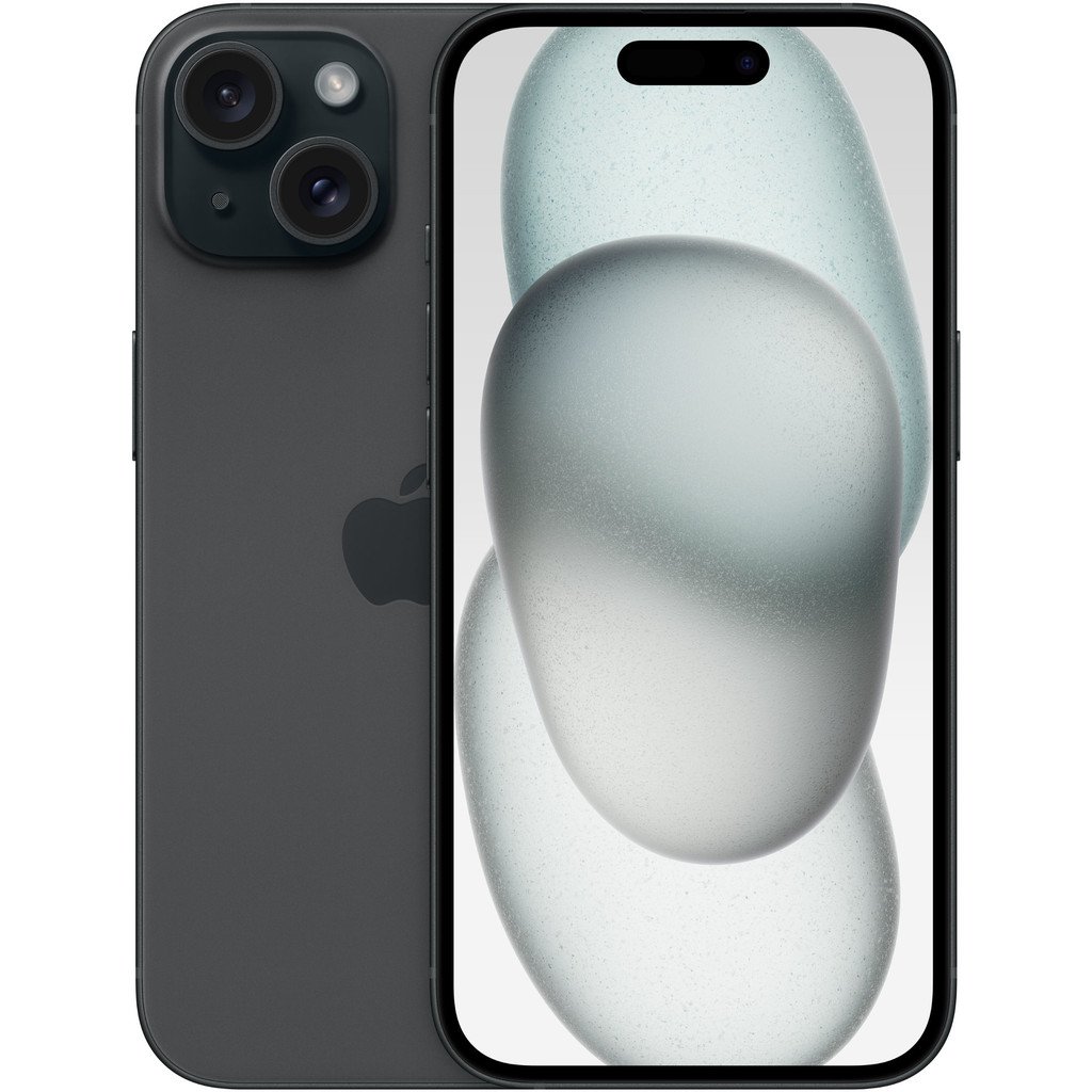 Apple iPhone 15 (schwarz, 128 GB, 6,1'')