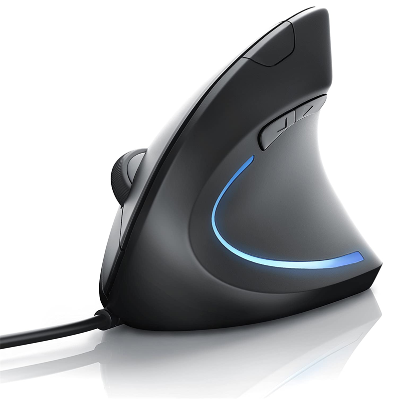 CSL TM137U ergonomische Vertikalmaus (rechtshändig, kabelgebunden)