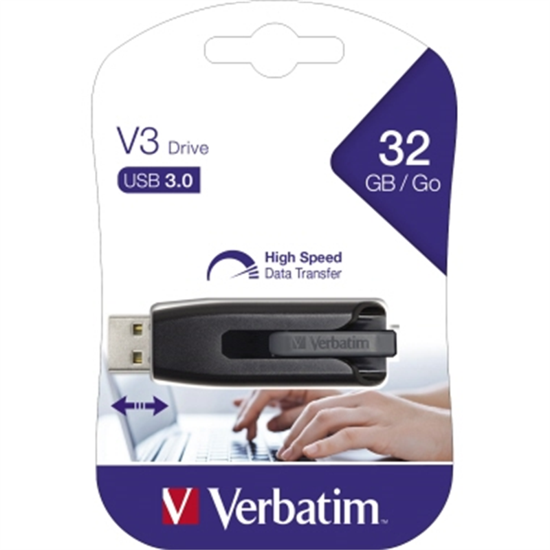 Verbatim Store 'n' Go V3 – USB-Flash-Laufwerk (32 GB, USB 3.2 Gen 1)